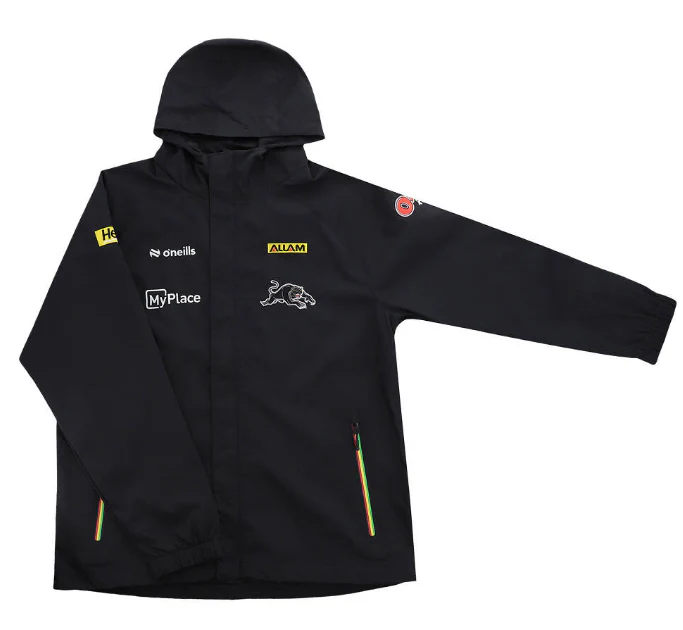2025 Penrith Panthers Hooded Woven Lightweight Jacket - Kids