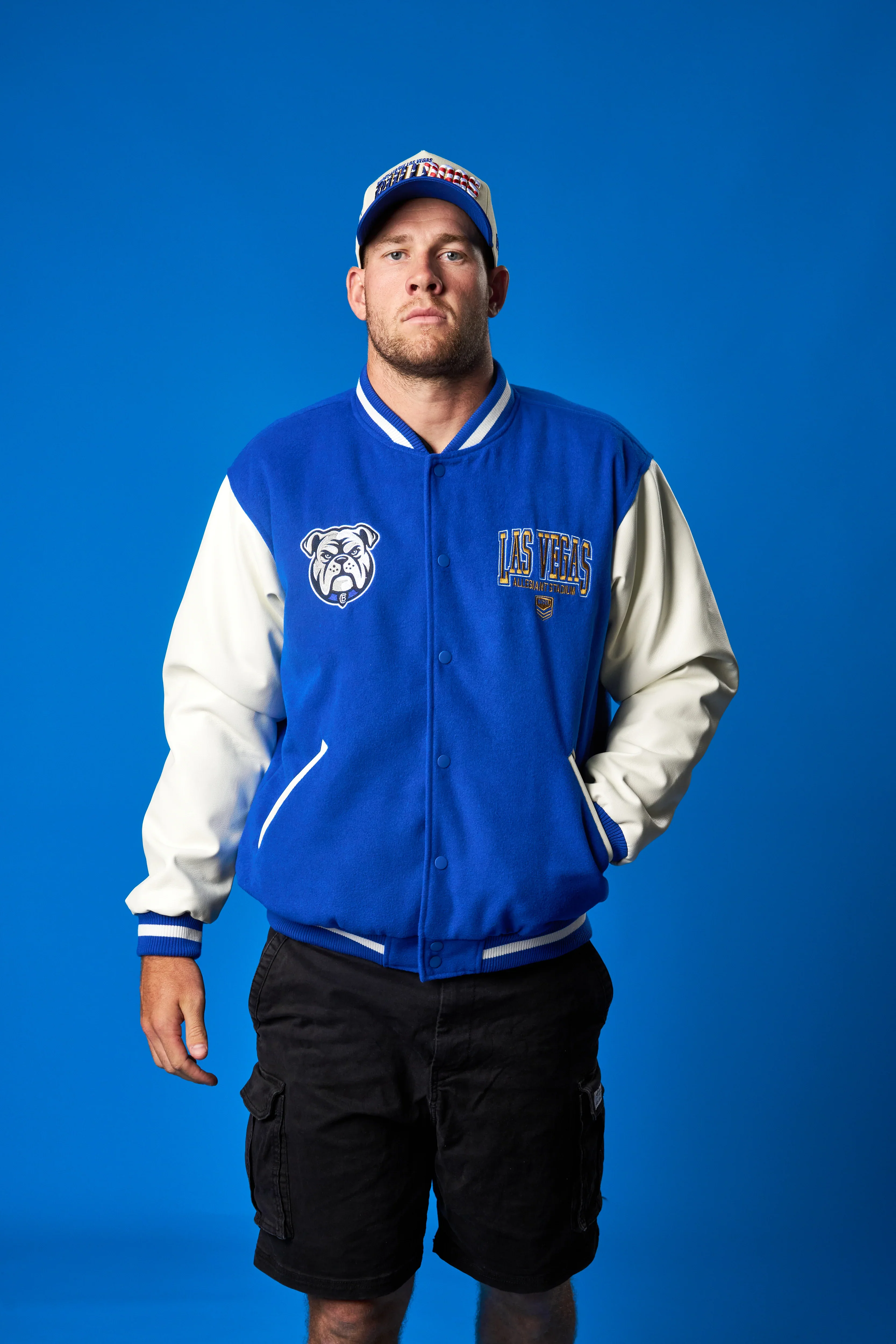 2026 Canterbury Bankstown Bulldogs Las Vegas Varsity Jacket - Image 2