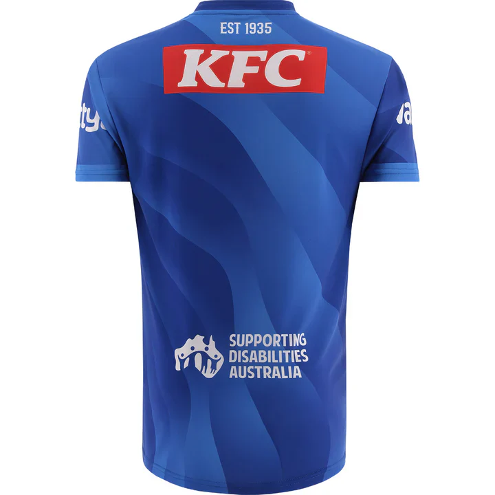 2026 Canterbury Bankstown Bulldogs Warm Up Tee (Blue) - Image 2