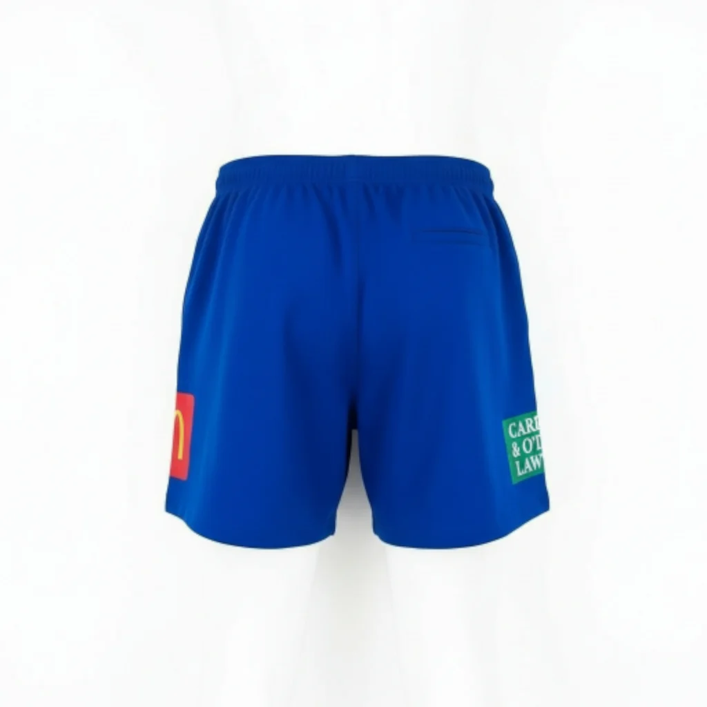 2026 Parramatta Eels Players Training Bermuda Shorts (Royal Blue) - Kids - Image 2