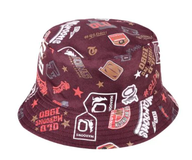 2026 QLD Maroons Reversible Bucket Hat - Image 2