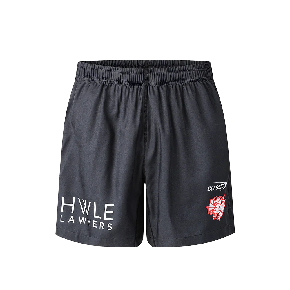 2026 St. George Illawarra Dragons Performance Gym Shorts - Mens - Image 2