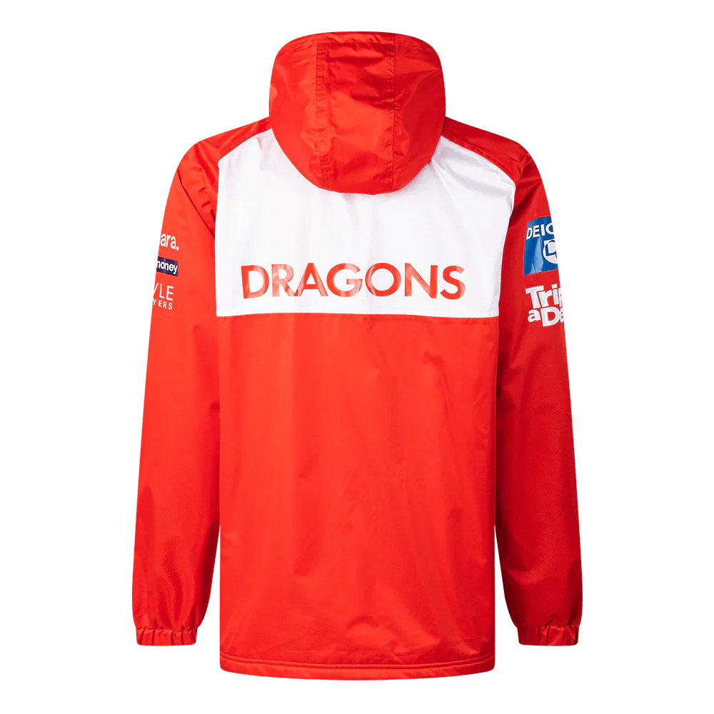 2026 St George Illawarra Dragons Wet Weather Jacket - Mens - Image 2