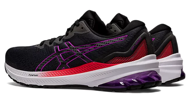 Asics GT-1000 11 (Black/Orange Purple) - Womens (Wide) - Image 3