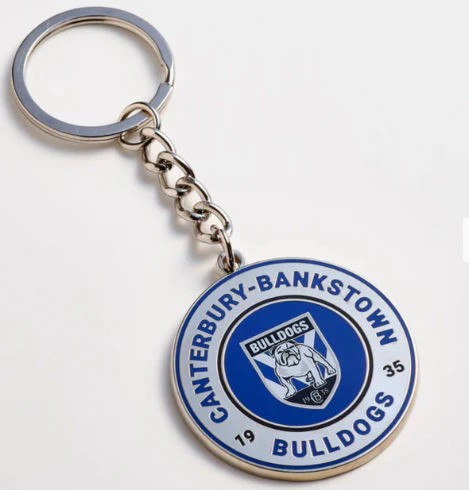 Bulldogs Round Keyring - Image 2