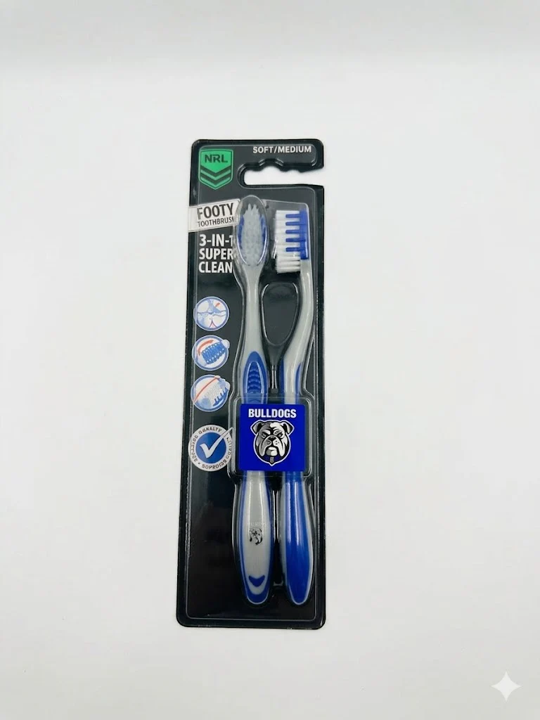 Canterbury Bankstown Bulldogs Toothbrush ( New Logo )