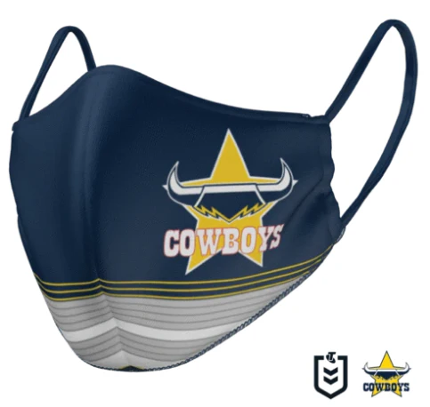 Cowboys Face Mask - Reversible